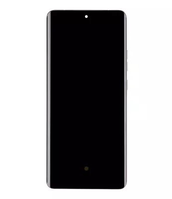 LCD display + dotyková deska + přední kryt pro Motorola Moto G86, Black (Spellbound) (Service Pack)