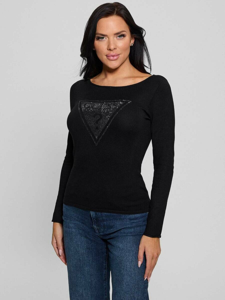 Guess dámský černý svetřík W5RR01Z2YK2 S