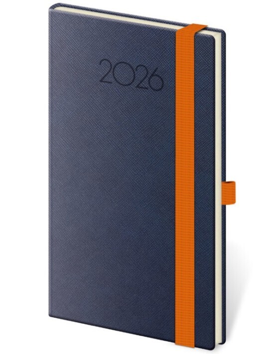 Helma 365 Týdenní diář kapesní - New Praga - modrá - DNP436-3-26