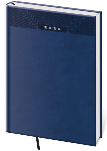 Helma 365 Týdenní diář A5 - Print Classic - modrá - DP423-02-26