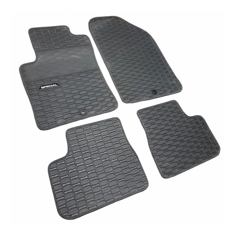 Gumové autokoberce Triniti United Citroen C3 2002-2009 (šedé, šedá lemovka)