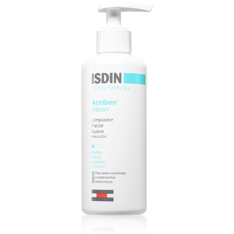 ISDIN Acniben Gentle Facial Cleanser jemná čisticí emulze pro problematickou pleť, akné 180 ml