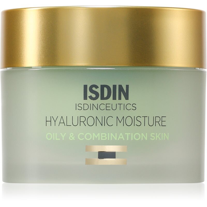 ISDIN Isdinceutics Hyaluronic Moisture Oily and Combination Skin denní hydratační krém pro mastnou a smíšenou pleť plnitelný 50 g