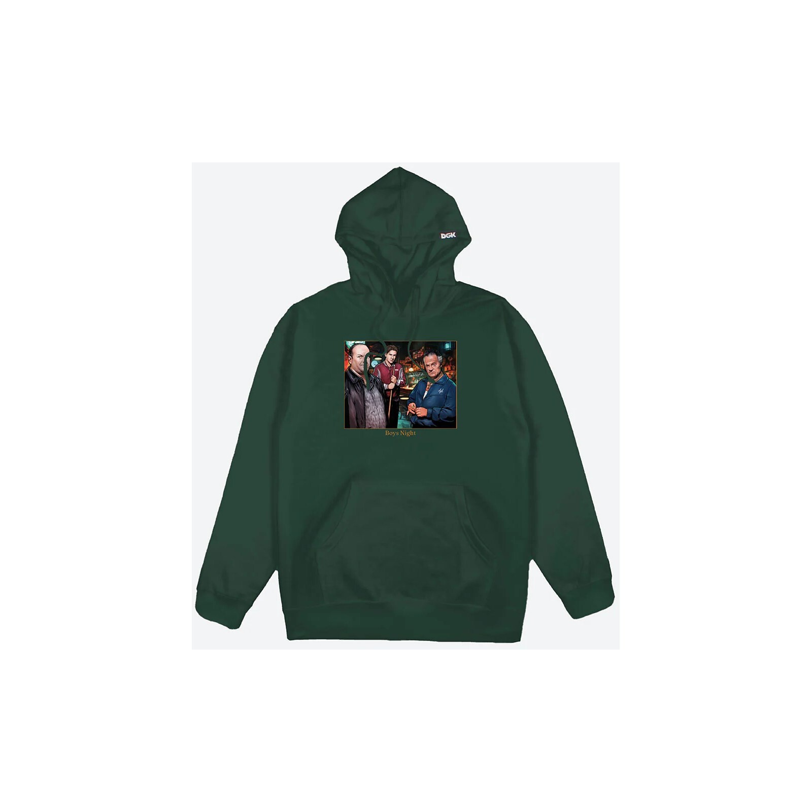 mikina DGK - Boys Night Hooded Fleece Alpine Green (MULTI)