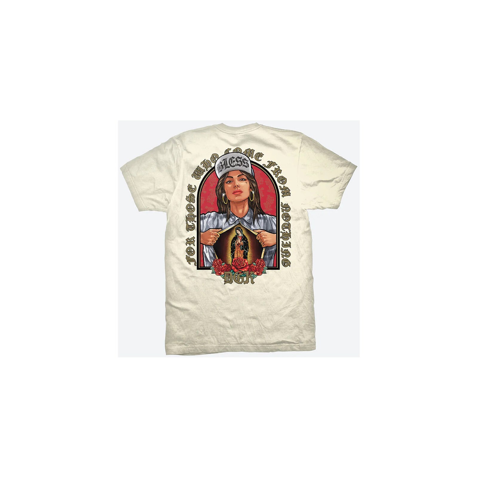 triko DGK - Shine Tee Cream (MULTI) velikost: 2XL