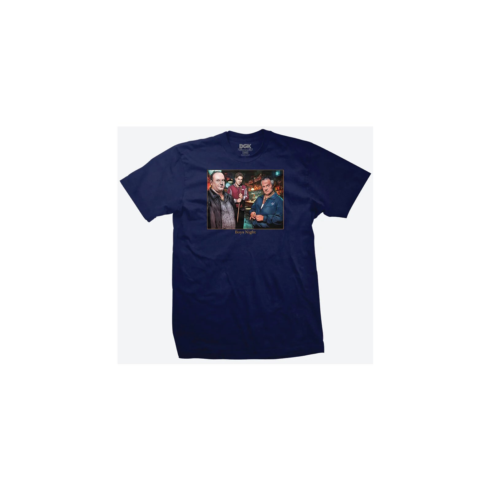 triko DGK - Boys night Tee Navy (MULTI) velikost: L