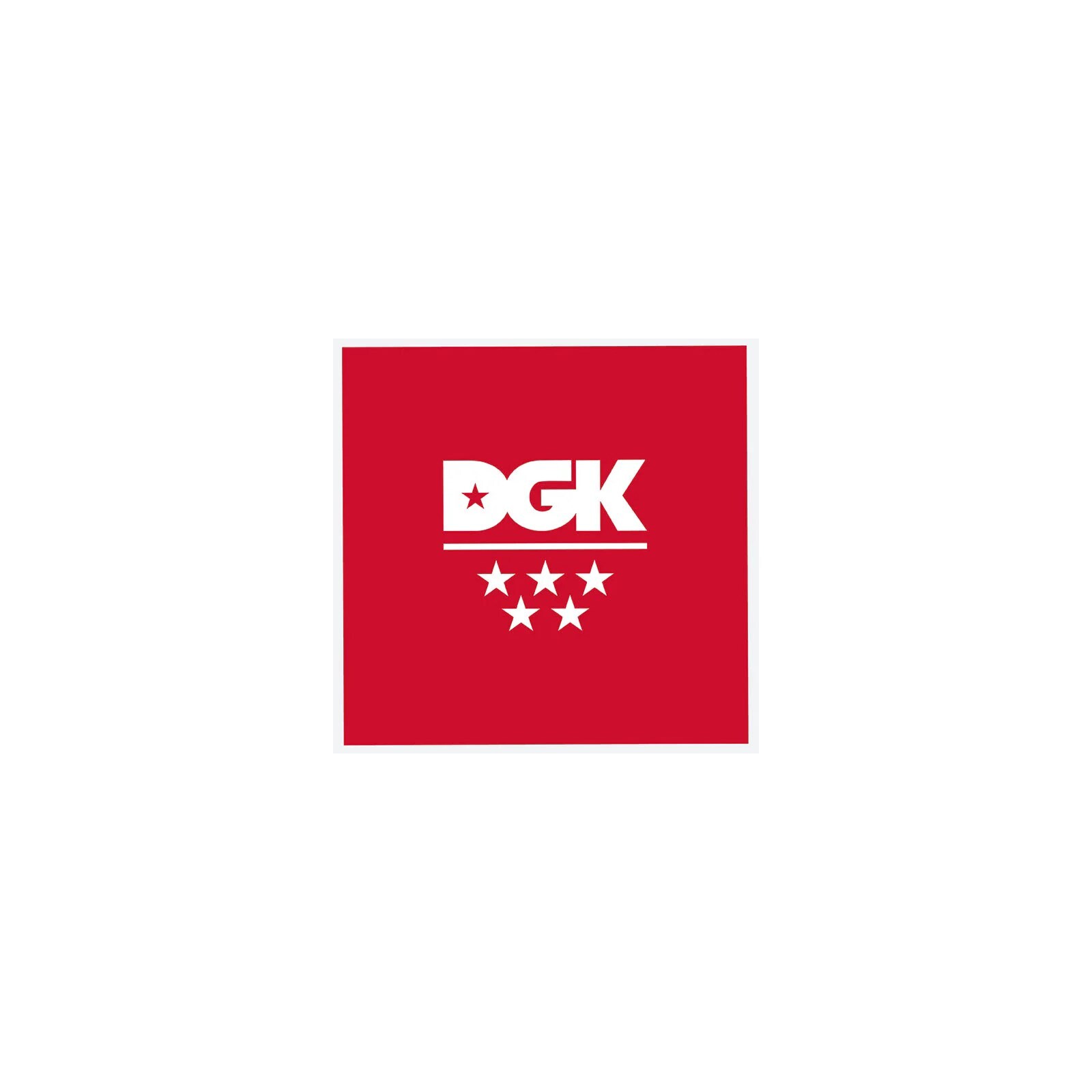 samolepky DGK - 5-Star Sticker White/Red (5 pk) (MULTI)