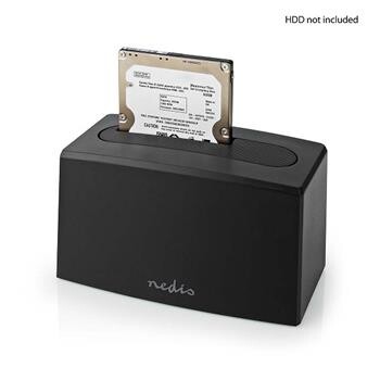 Nedis HDDUSB3210BK USB 3.2, SATA, SSD/HDD dokovací stanice 2.5