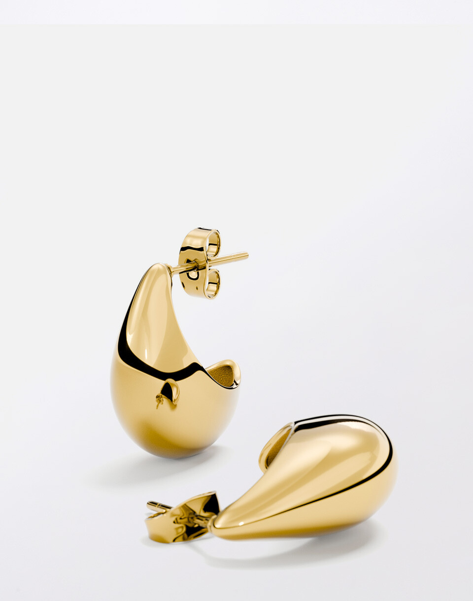 Furiosa Náušnice Claw 18K POZLACENÍ