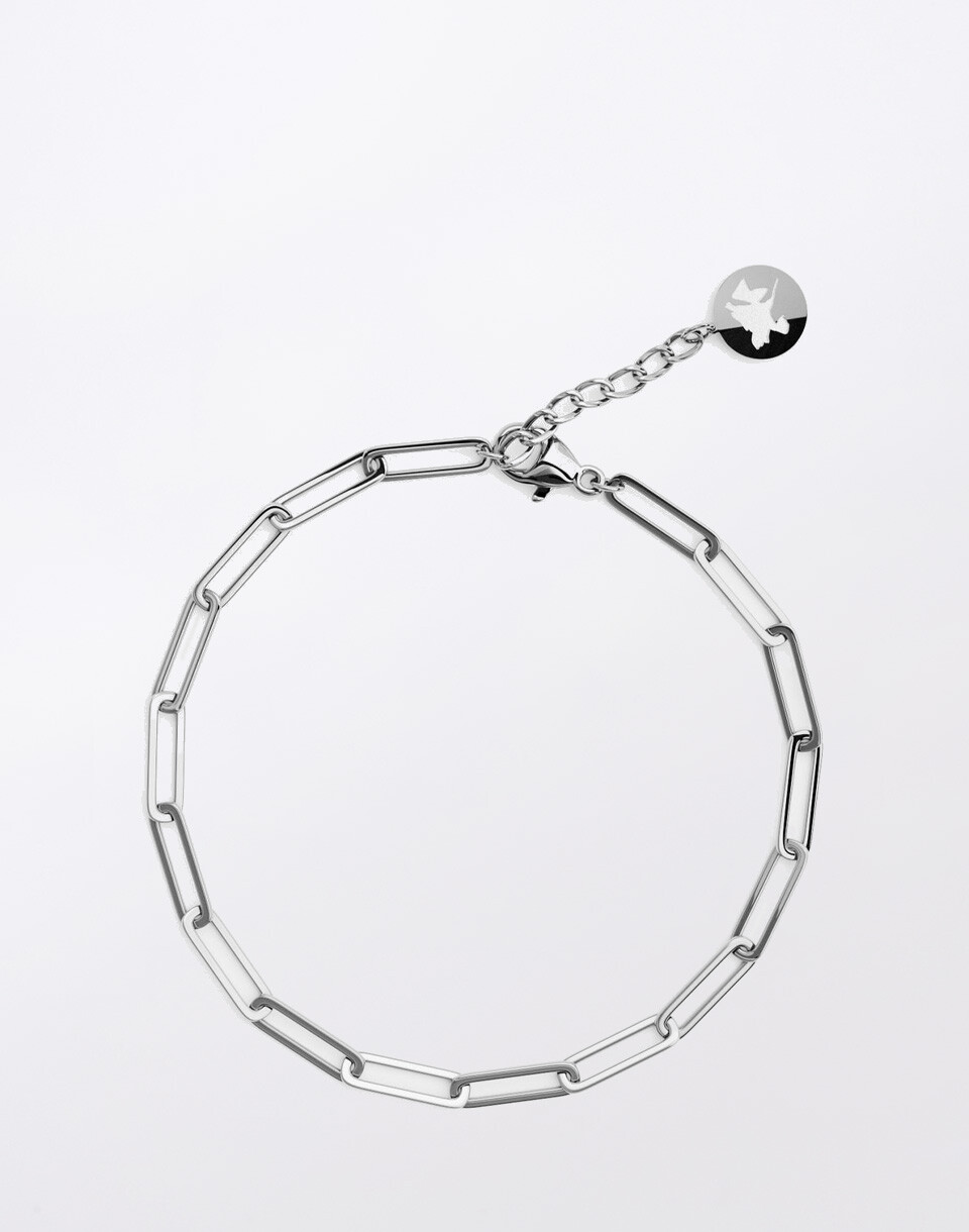 Furiosa Paperclip Vibe Bracelet STŘÍBRNÁ