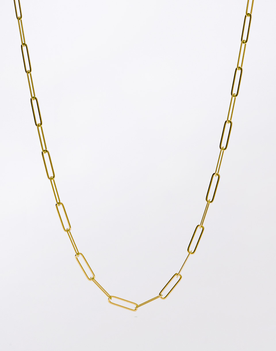 Furiosa Paperclip Vibe Chain 18K POZLACENÍ