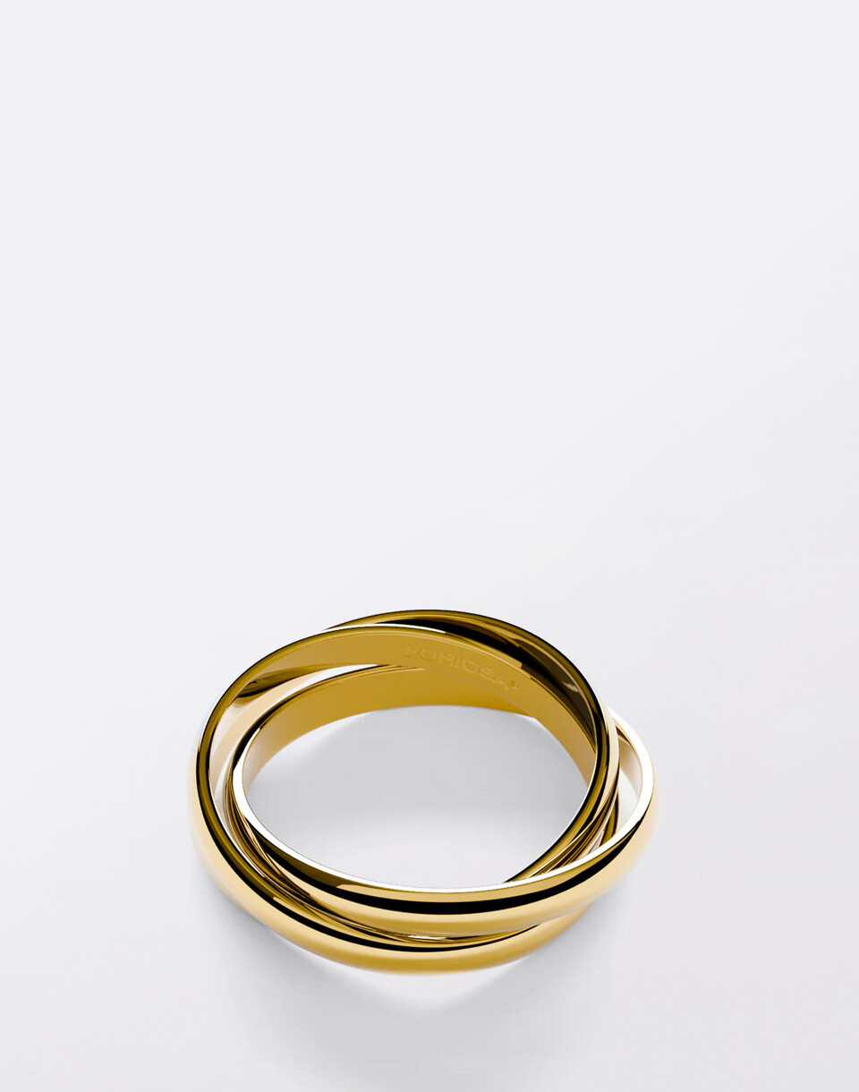 Furiosa Prsten Threesome 18K POZLACENÍ S