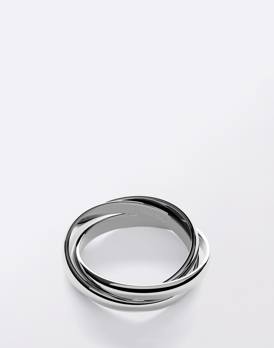 Furiosa Prsten Threesome STŘÍBRNÁ S