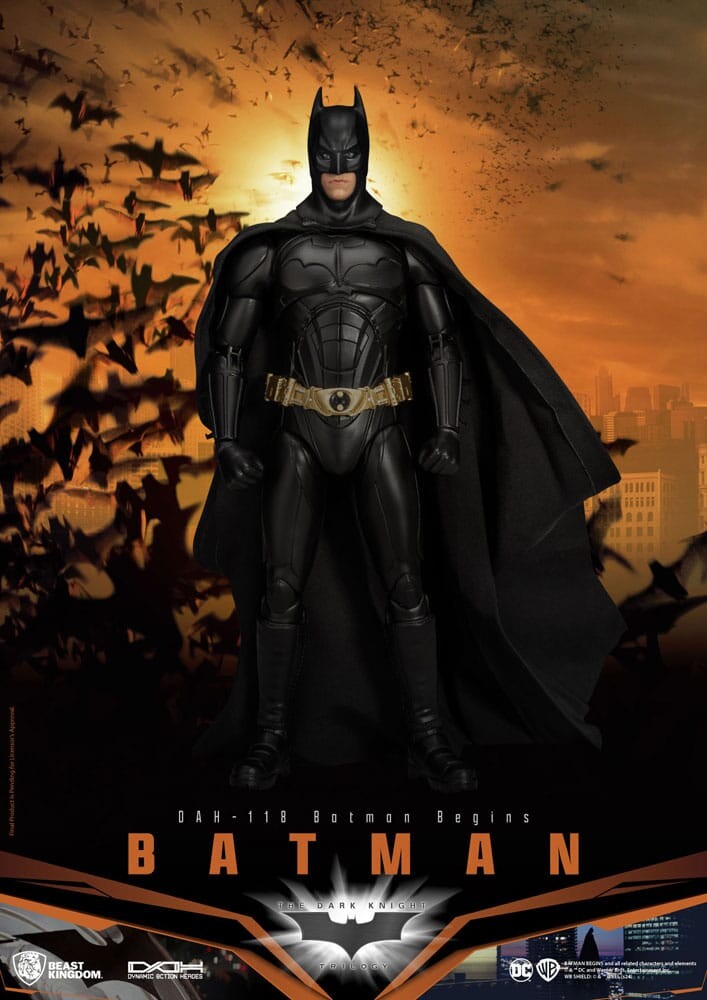Beast Kingdom Toys | Batman Begins - sběratelská figurka The Batman (Dynamic 8ction Heroes) 21 cm