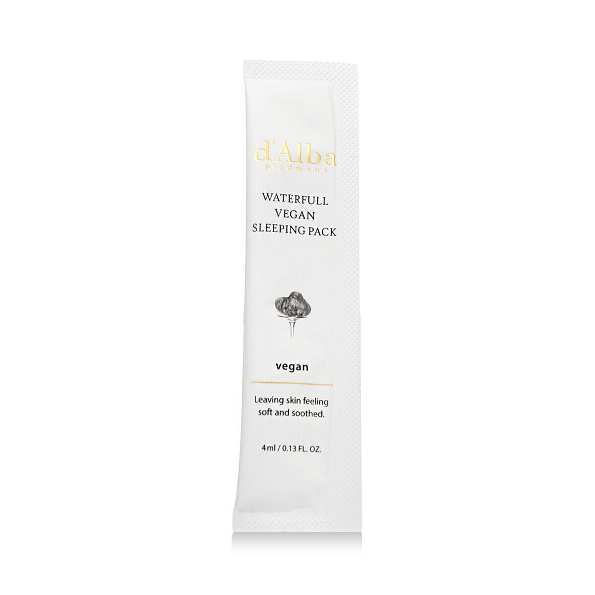 d'Alba White Truffle Waterfull Vegan Sleeping Pack noční pleťová maska 12x4 ml pro ženy