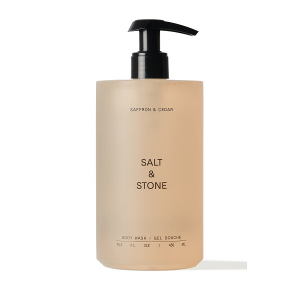 Salt & Stone Body Wash Saffron & Cedar 450 ml přírodní sprchový gel  450 ml