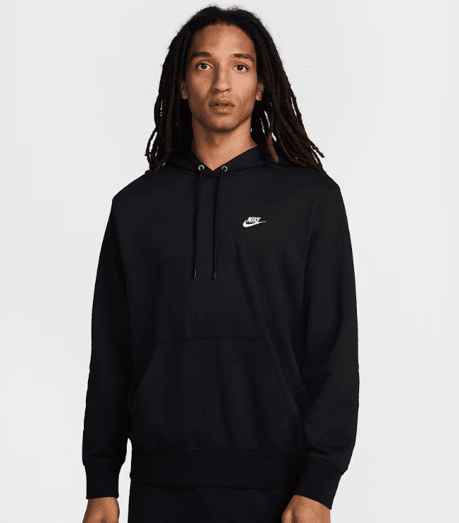 Nike Club Men French Terry Pullover Hoodie M