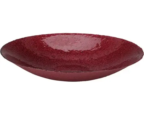 Dekorativní mísa 40 cm, červená