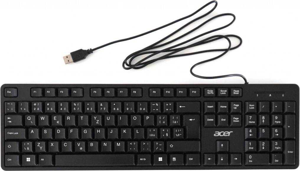 Acer Keyboard AKR110 Wireless Black Switch CZ/SK