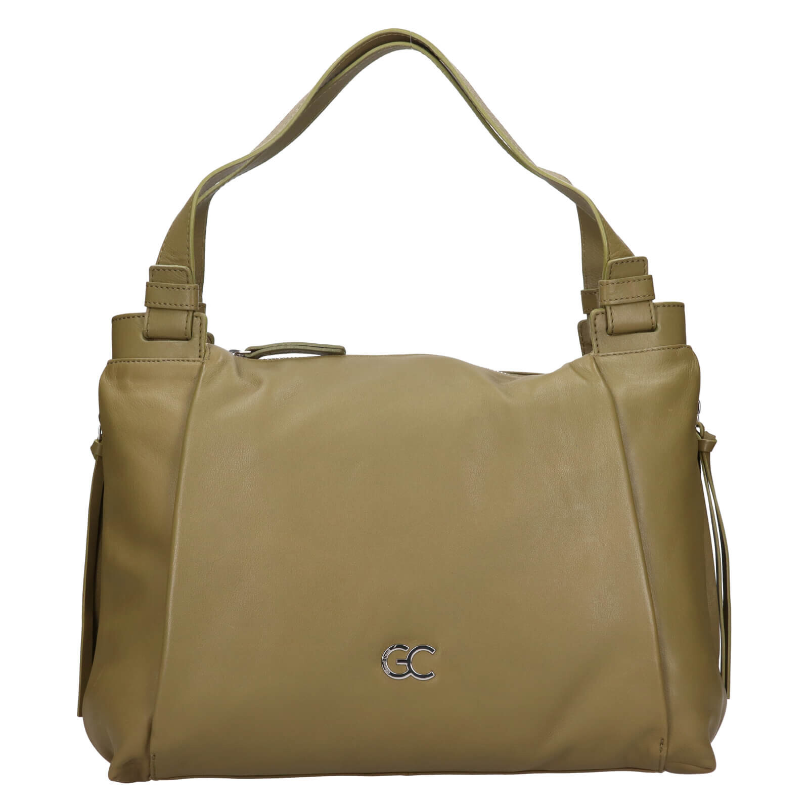 Dámská kožená kabelka Gianní Conti Marcela - zelená