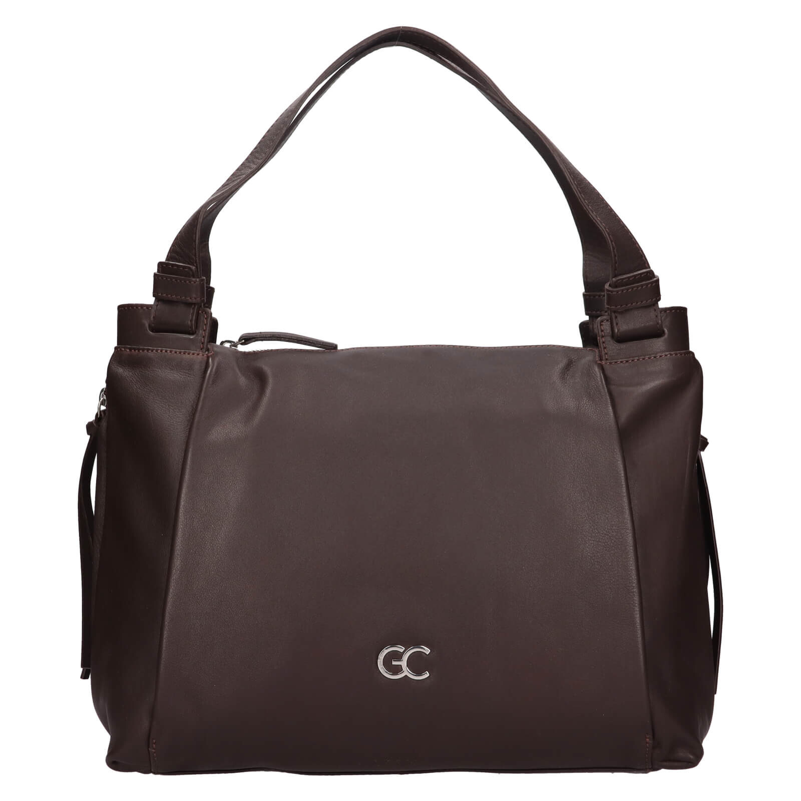 Dámská kožená kabelka Gianní Conti Marcela - tmavě hnnědá