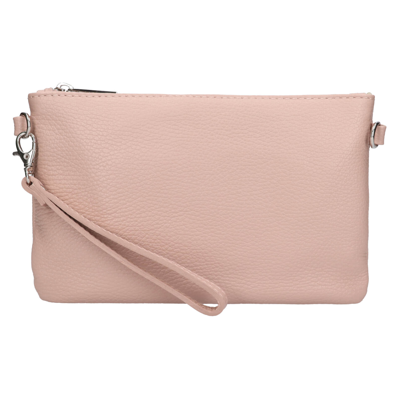 Dámské kožené plesové psaníčko Italia Tea - světle růžová