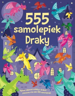 555 samolepiek Draky