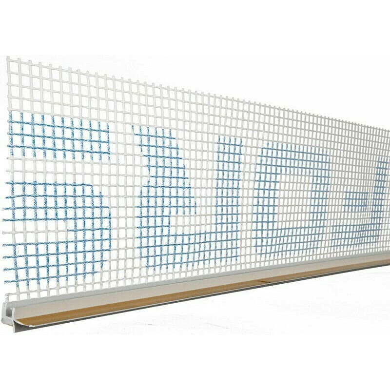 Profil začišťovací Retek PVC 6 mm s tkaninou a lamelou 2,4 m bílý