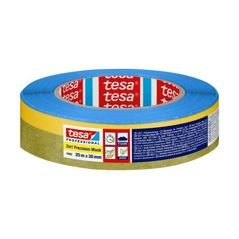 Páska maskovací Tesa 4460 2in1 Precision Mask 30 mm/25 m