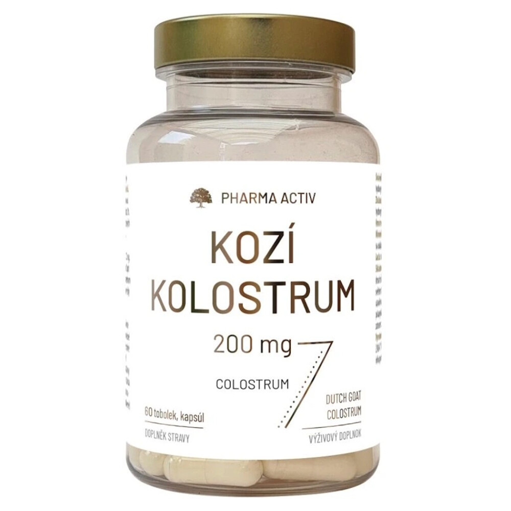PHARMA ACTIV Kozí kolostrum 200 mg 60 tobolek