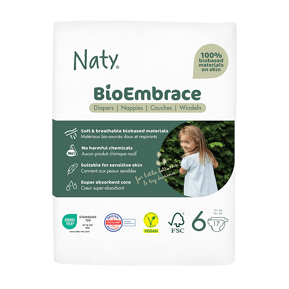 ECO BY NATY Bioembrace XL plenky 16+ kg 17 kusů