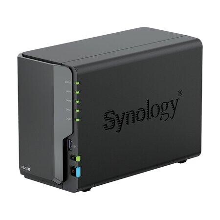 Synology DiskStation DS225+, 2-bay NAS, CPU QC Celeron J4125 64bit, RAM 2GB, 2x USB 3.2, LAN 1x 2.5GB + 1x 1Gb, DS225+