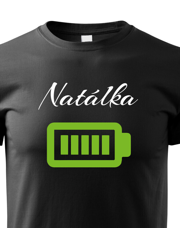Dětské tričko Nabité baterky