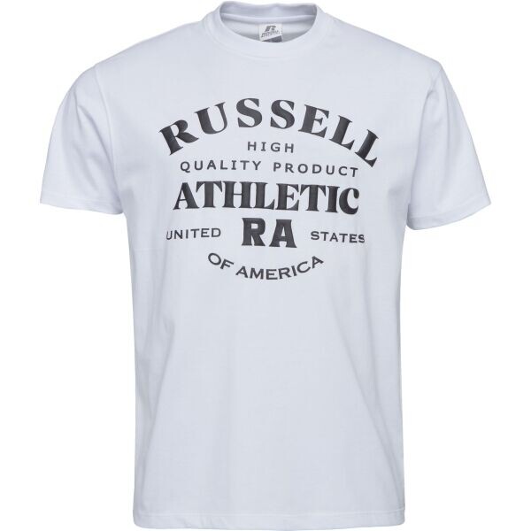 Russell Athletic PRODUCT OF AMERICA Pánské tričko, bílá, velikost
