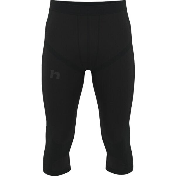 Hannah THERMO ACTIVE P 3/4 Pánské funkční legíny, černá, velikost S/M