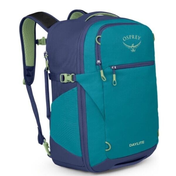 Osprey DAYLITE TRAVEL PACK 35 Cestovní batoh/taška, tyrkysová, velikost