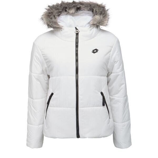 Lotto LOOSIE Dámská oversize prošívaná bunda, bílá, velikost