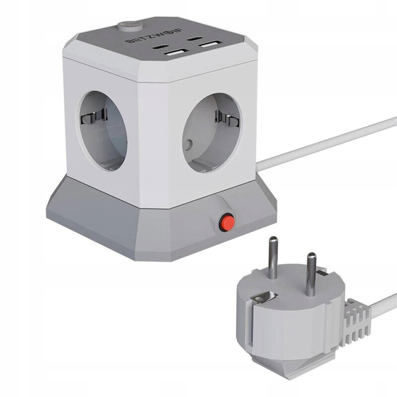 <h1>Prodlužovač BlitzWolf BW-EC1 4xAC 2xUSB-A 2xUSB-C</h1>