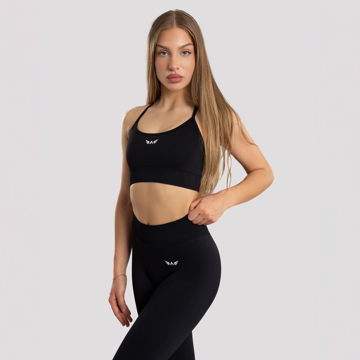 Dámská bezešvá sportovní podprsenka exalted impact core 2.0 černá xs