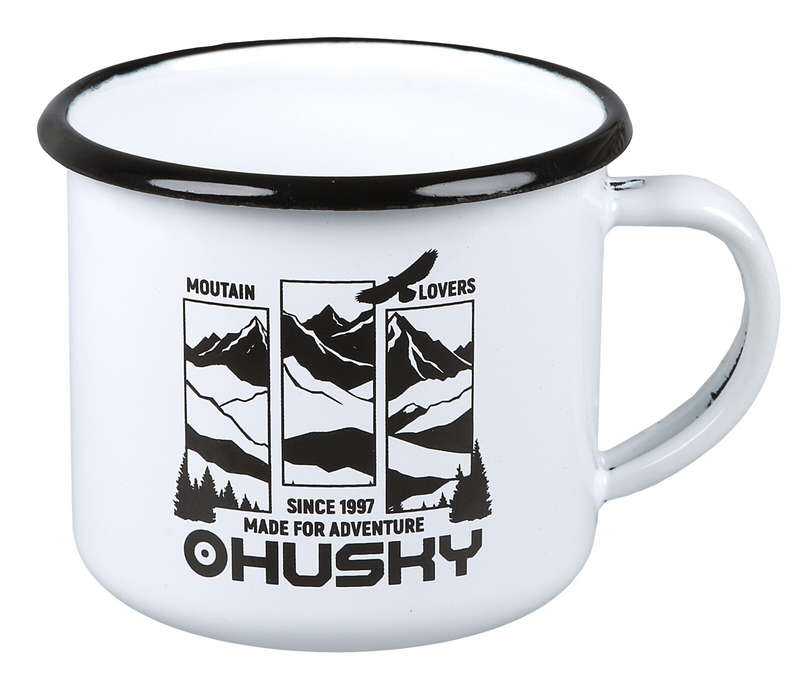 Husky Hrnek Plechový hrnek hory-bílý Velikost: OneSize