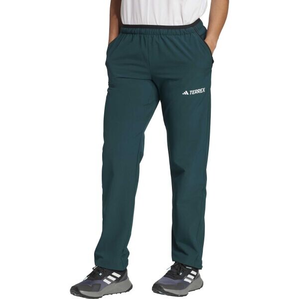 adidas MULTI ERREX LITEFLEX W Dámské outdoorové kalhoty, tmavě zelená, velikost