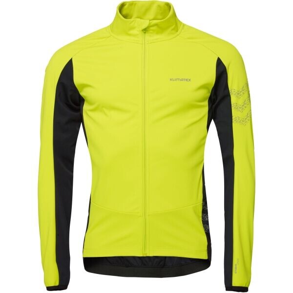 Klimatex MADRI Pánská větruodolná cyklistická bunda, světle zelená, velikost