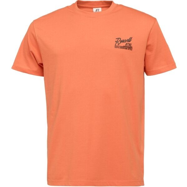Russell Athletic T-SHIRT Pánské tričko, oranžová, velikost