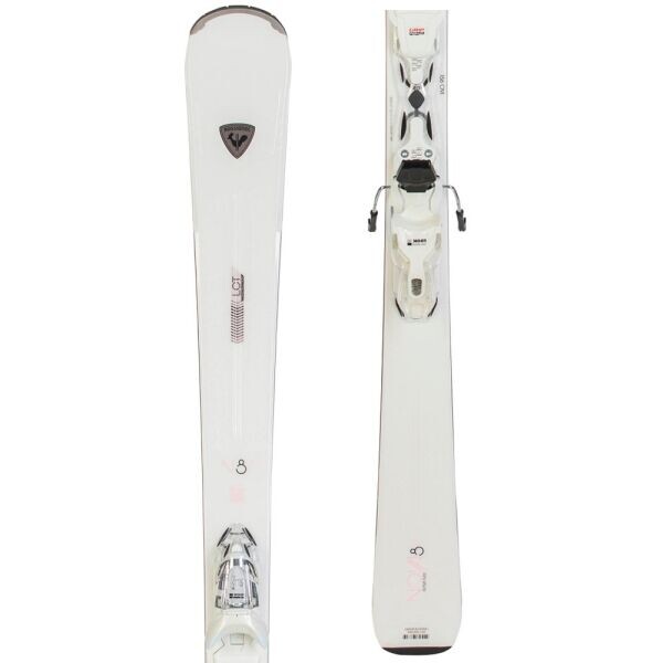 Rossignol NOVA 8 CA XPRESS + XPRESS W 11 GW B83 Dámské sjezdové lyže, bílá, velikost