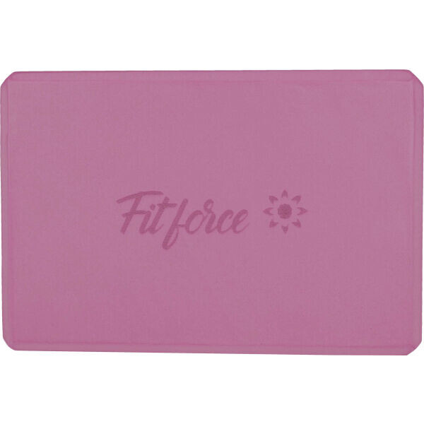 Fitforce YOGA BLOCK Yoga blok, růžová, velikost