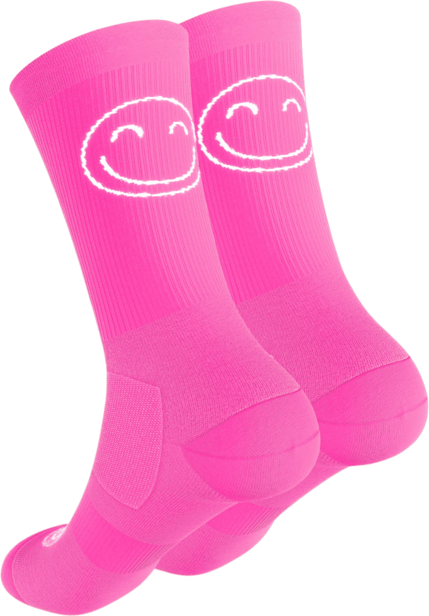 Ponožky HappyTraining Happy Basics Rose Neon