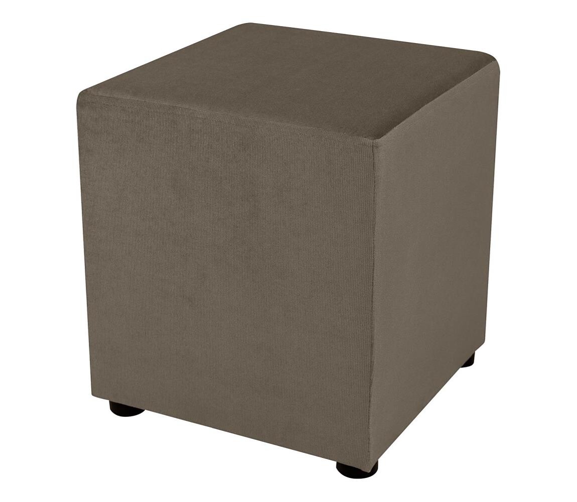 Taburet SIX 40x40 cm hnědá