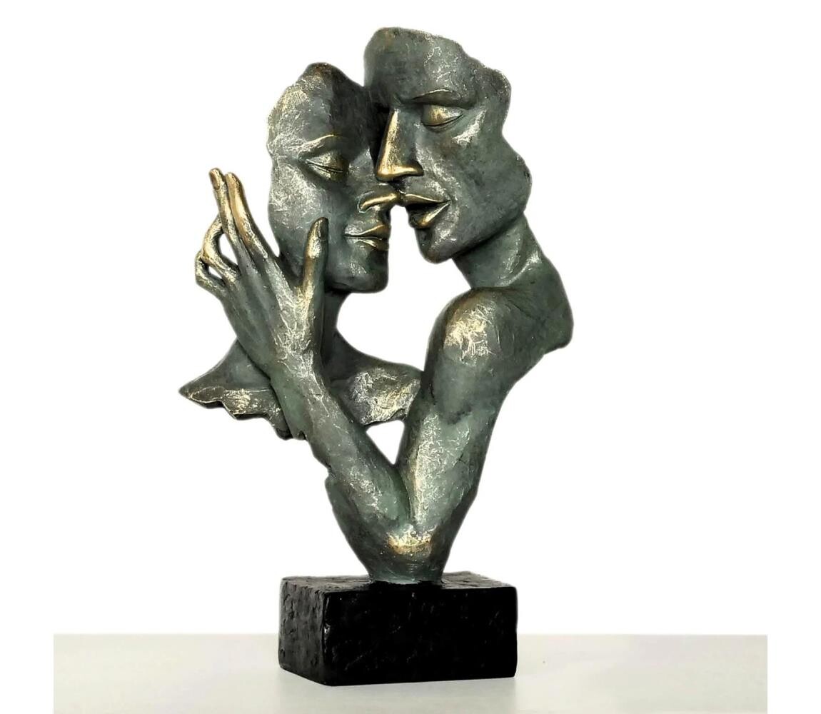 Estilo Home Stolní dekorace 31,5x9,5x19 cm pryskyřice/patina