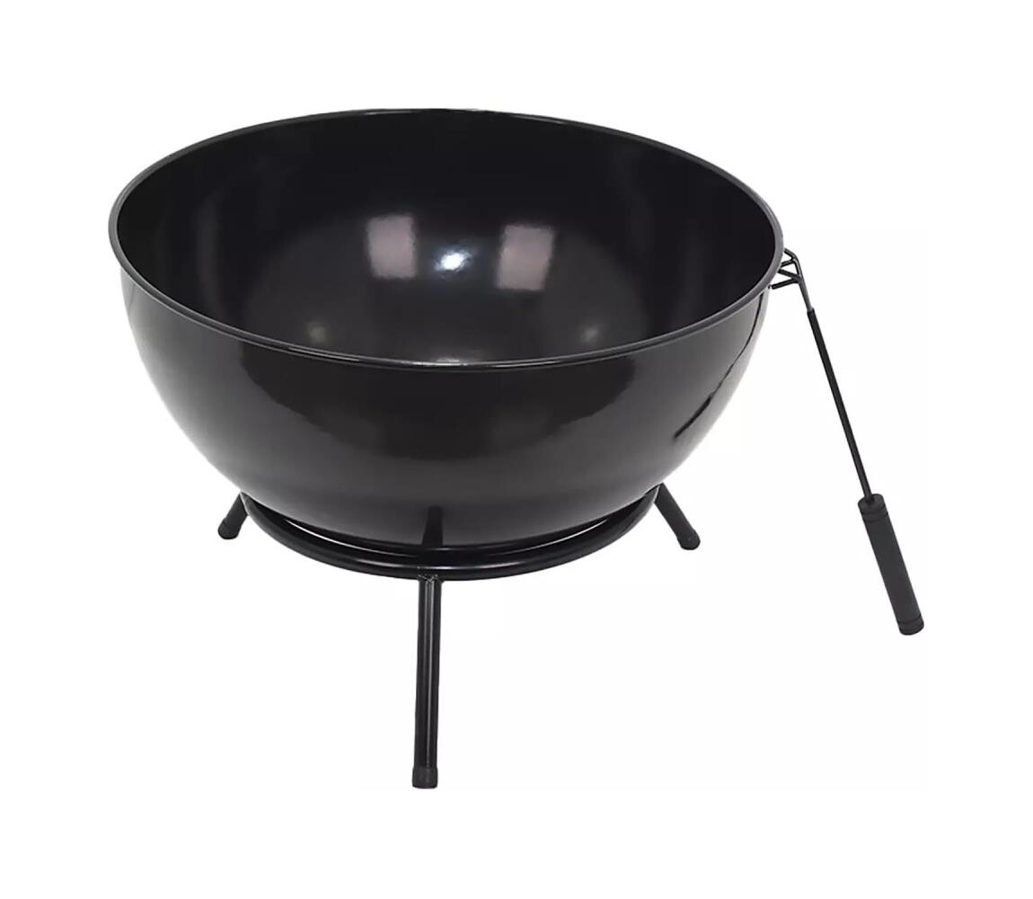 Estilo Home Přenosné ohniště na dřevo 57x30 cm černá