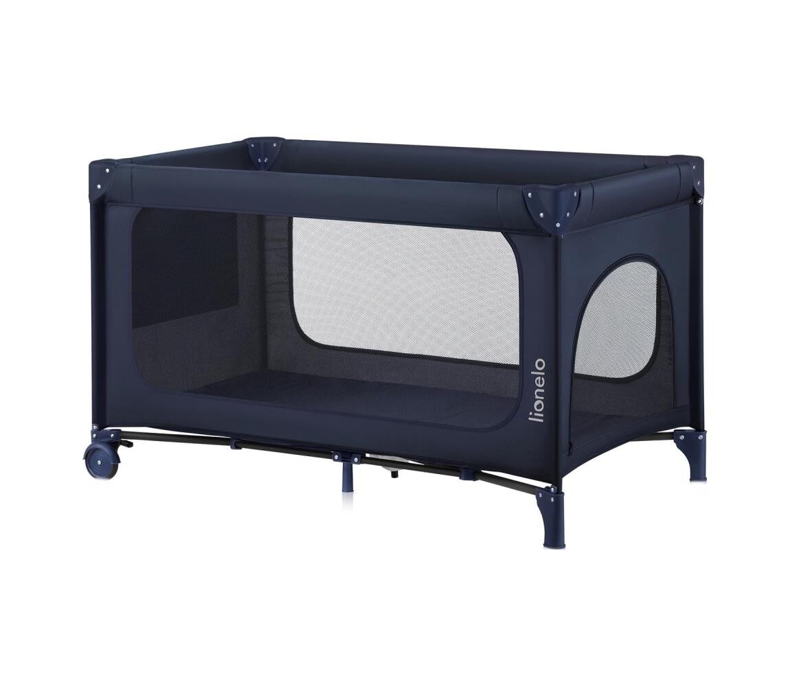 Lionelo Lionelo - Cestovní postýlka JASMIN EASY FOLD Navy Blue